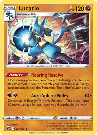 Lucario 079/172  - Promo