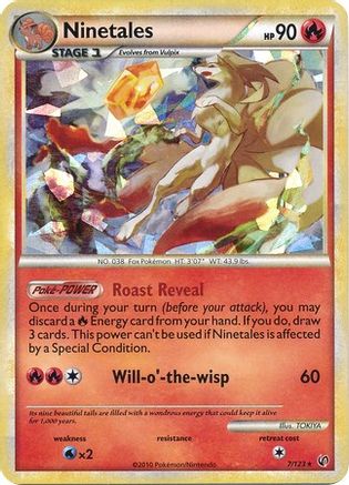 Ninetales - 7/123 (Cracked Ice)/123  - Holofoil - Promo