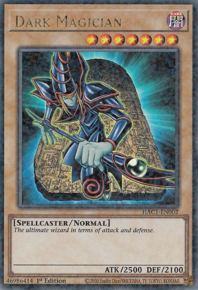 Magicien noir (Duel Terminal) [HAC1-EN002] Parallèle Rare 