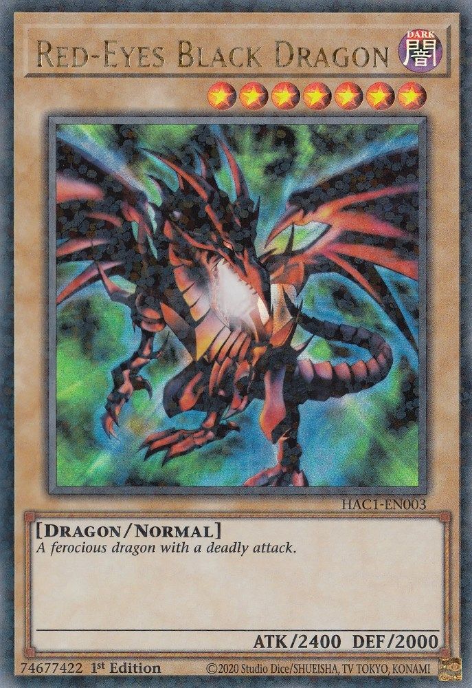 Red-Eyes Black Dragon (Duel Terminal) (HAC1-EN003) - Duel Terminal Technology Ultra Rare