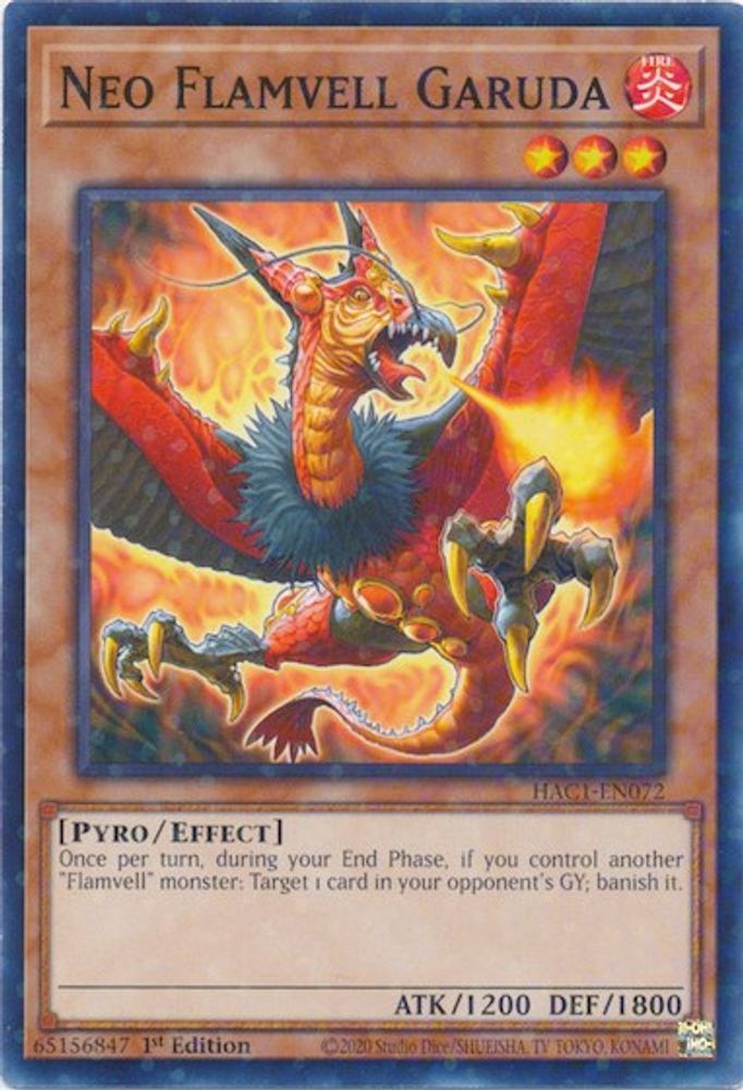 Neo Flamvell Garuda (Duel Terminal) (HAC1-EN072) - Duel Terminal Technology Common