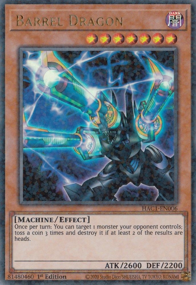 Barrel Dragon (Duel Terminal) (HAC1-EN006) - Duel Terminal Technology Ultra Rare