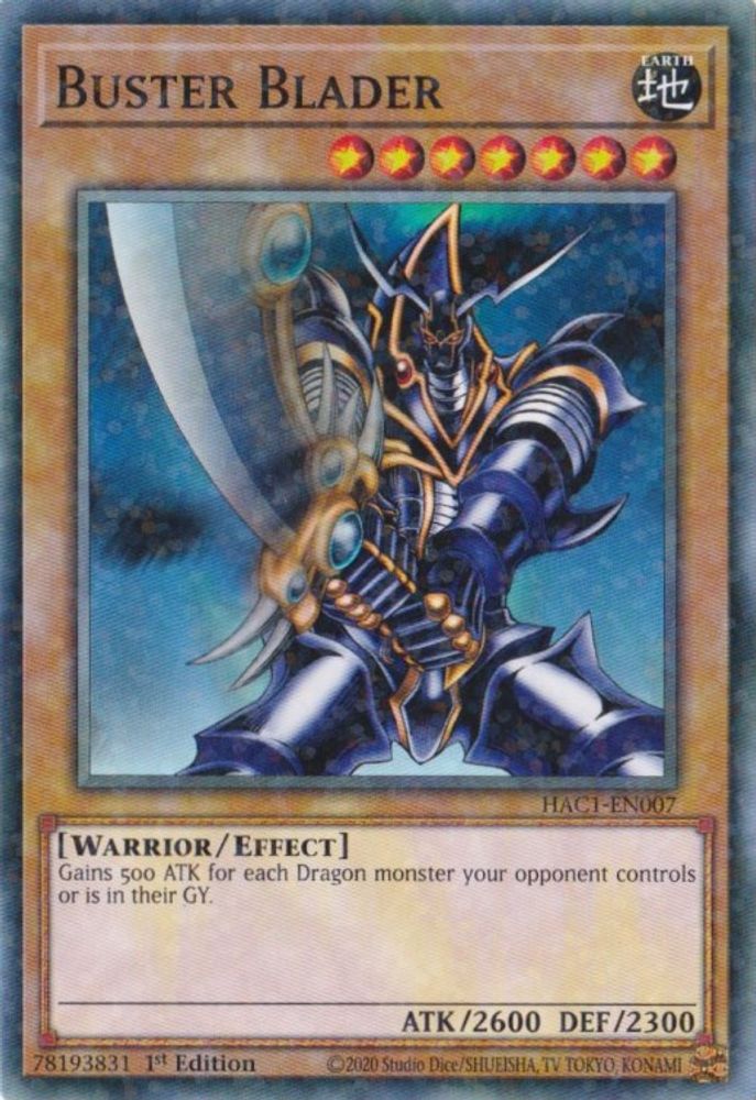 Buster Blader (Duel Terminal) (HAC1-EN007) - Duel Terminal Technology Common