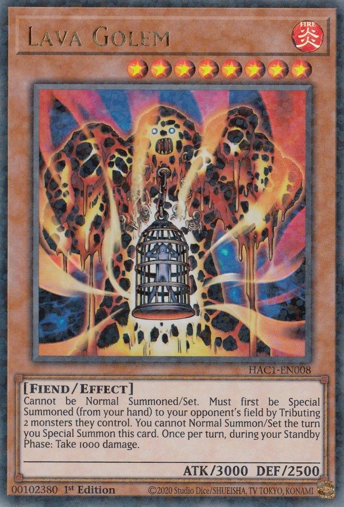 Lava Golem (Duel Terminal) (HAC1-EN008) - Duel Terminal Technology Ultra Rare