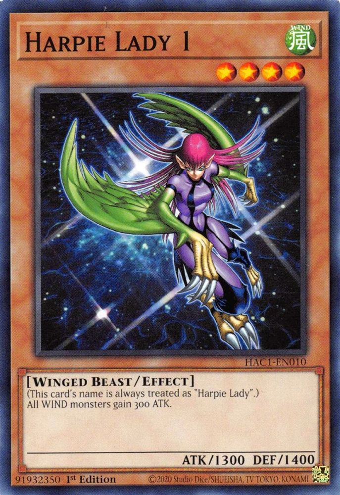 Harpie Lady 1 (HAC1-EN010) - Common