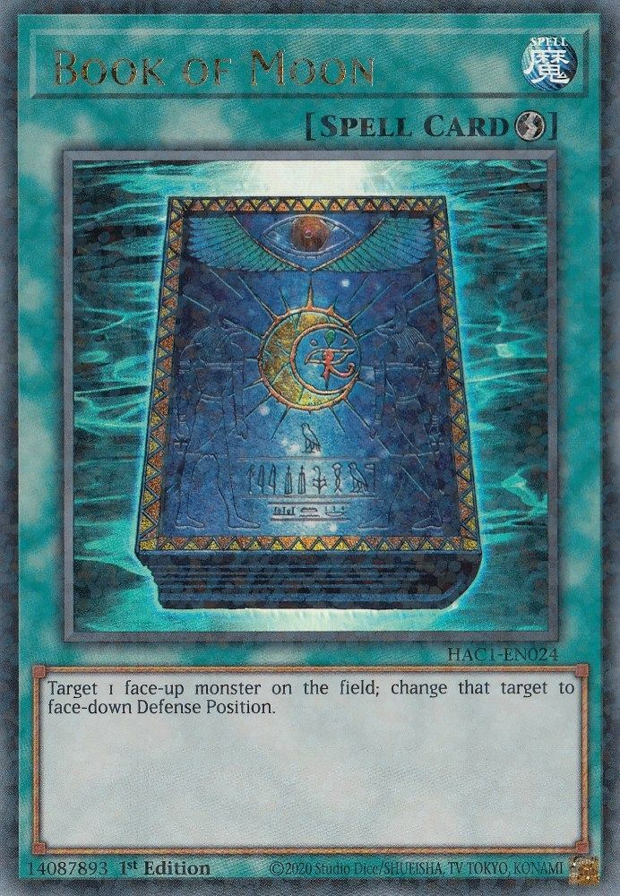 Livre de la Lune (Duel Terminal) [HAC1-EN024] Parallèle Rare 