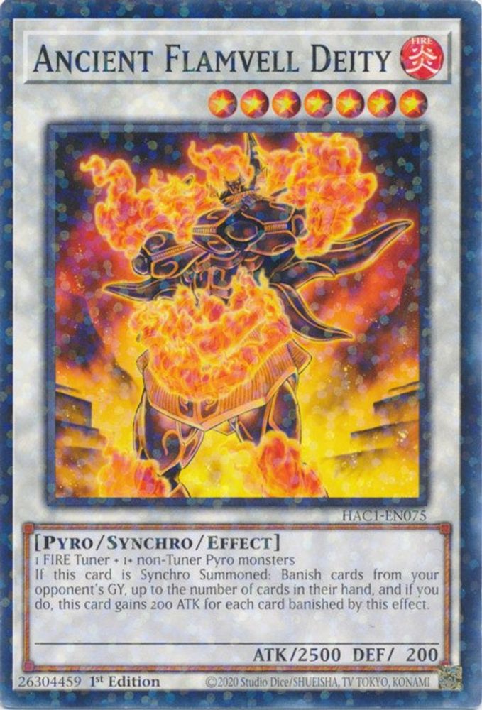 Ancient Flamvell Deity (Duel Terminal) (HAC1-EN075) - Duel Terminal Technology Common