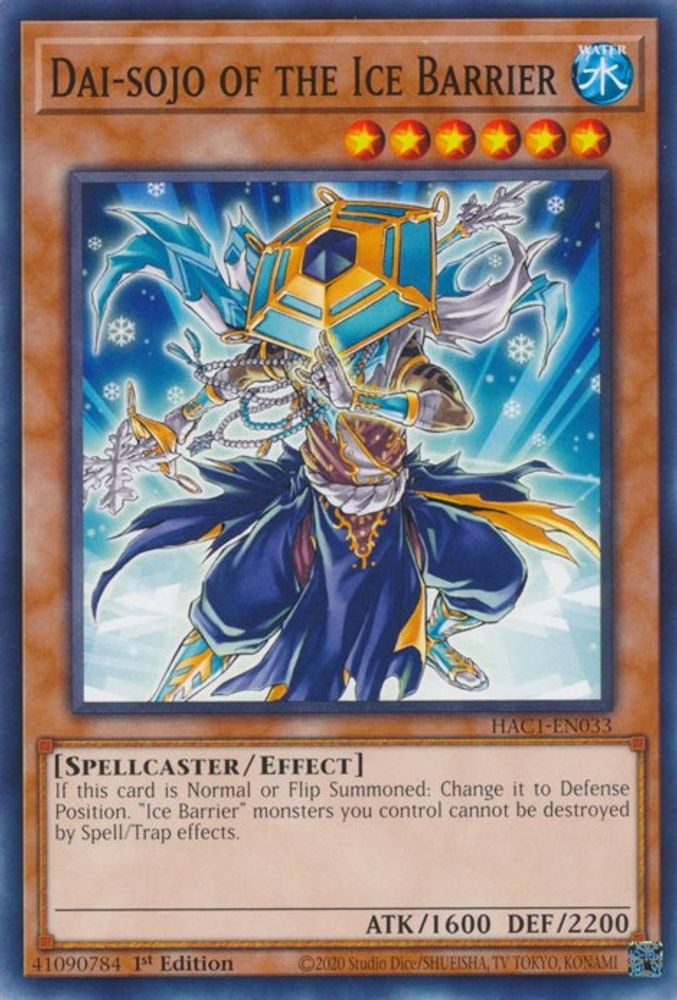 Dai-sojo of the Ice Barrier (HAC1-EN033) - Common