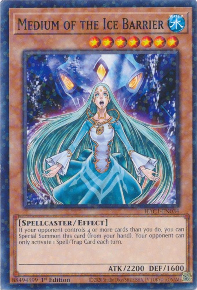Milieu de la barrière de glace (Duel Terminal) [HAC1-EN034] Parallèle Rare 