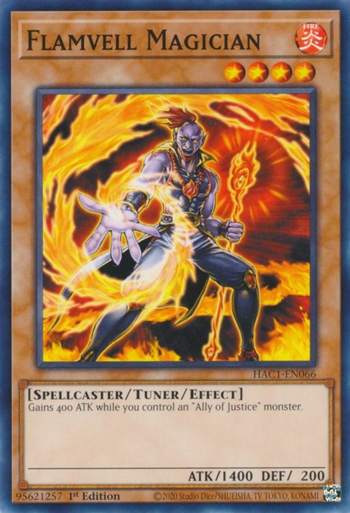 Flamvell Magician (HAC1-EN066) - Common