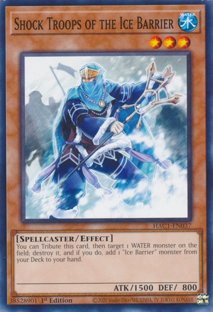 Shock Troops of the Ice Barrier (HAC1-EN037) - Common
