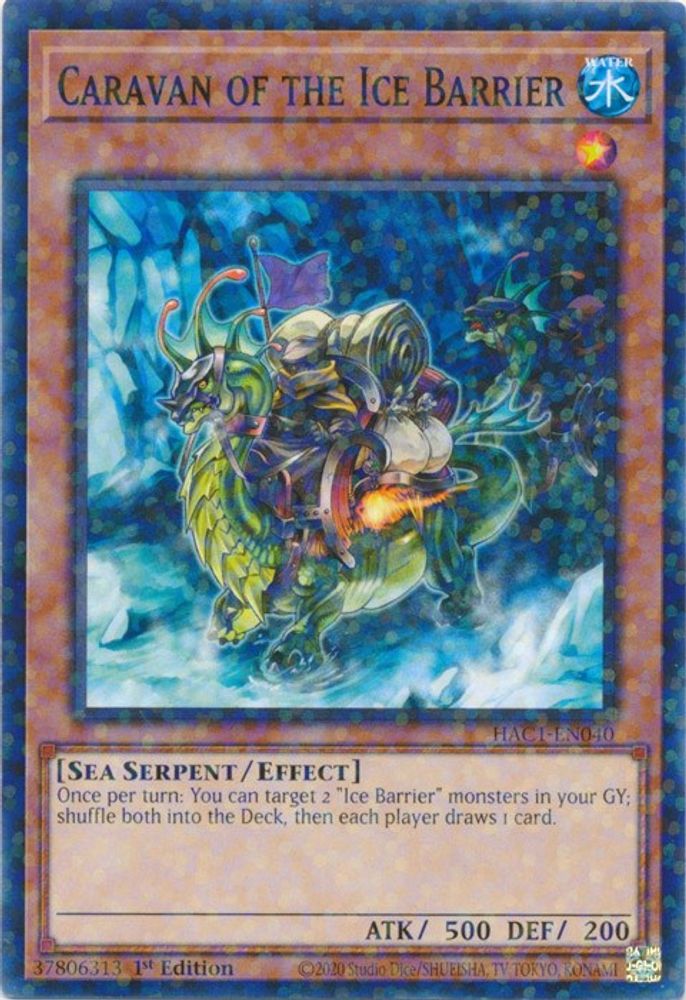 Caravan of the Ice Barrier (Duel Terminal) (HAC1-EN040) - Duel Terminal Technology Common