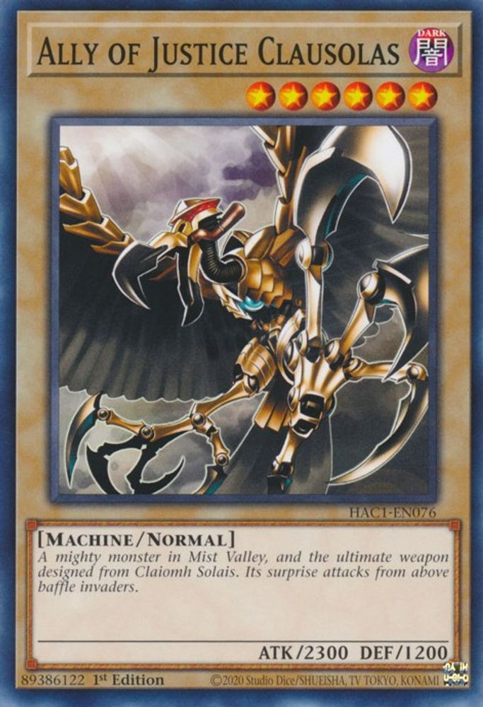 Ally of Justice Clausolas (HAC1-EN076) - Common