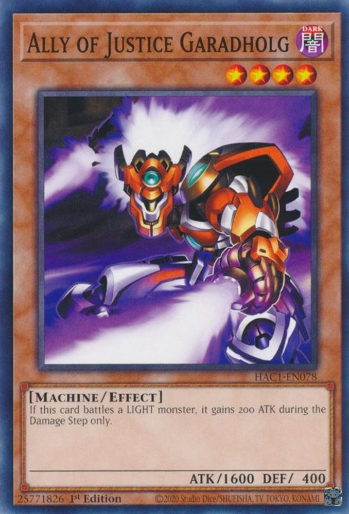 Ally of Justice Garadholg (HAC1-EN078) - Common