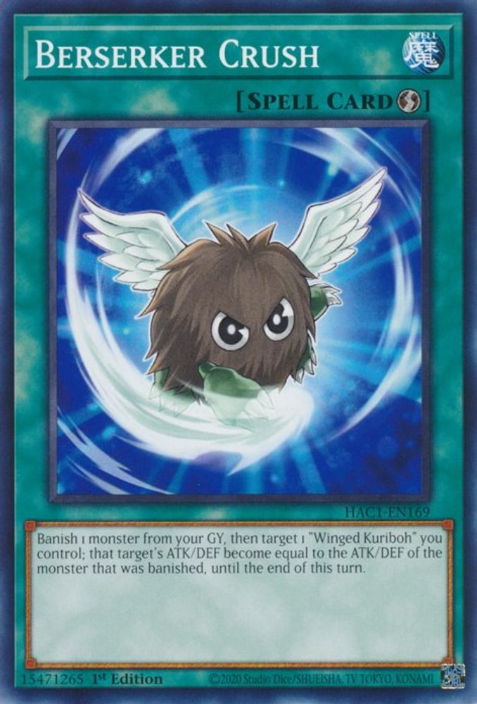 Berserker Crush [HAC1-EN169] Commun 