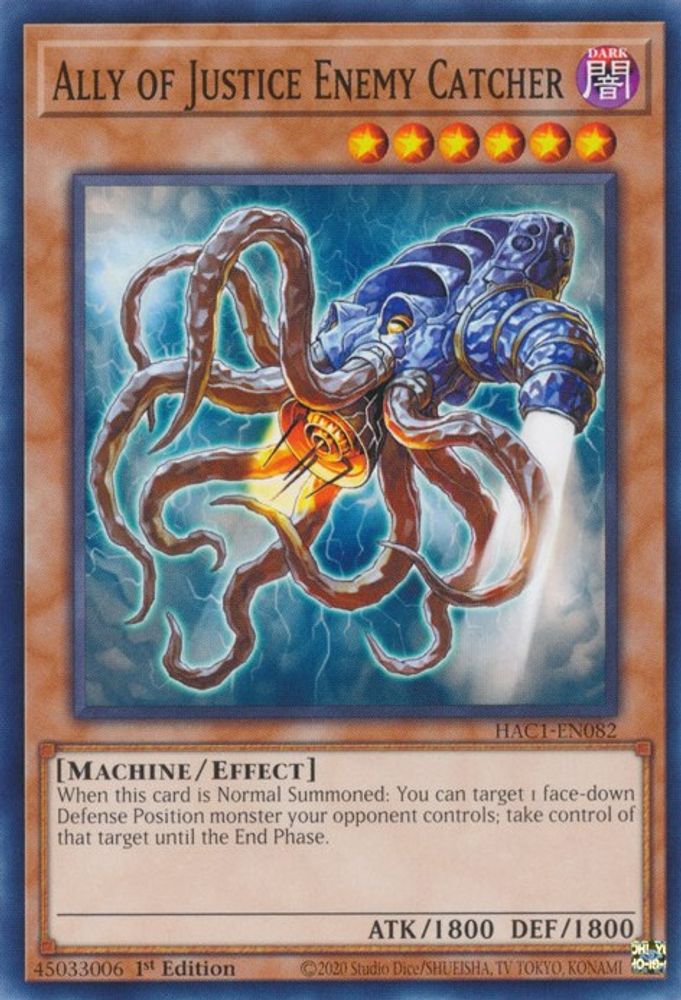 Allié de la justice Enemy Catcher [HAC1-EN082] Commun 