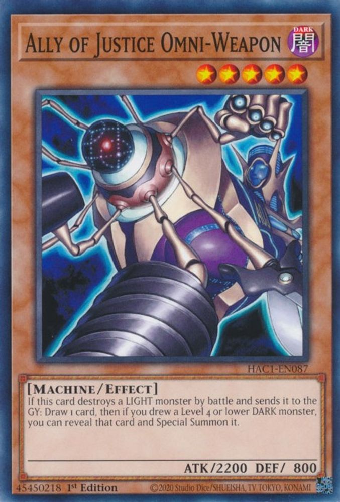 Ally of Justice Omni-Weapon (HAC1-EN087) - Common
