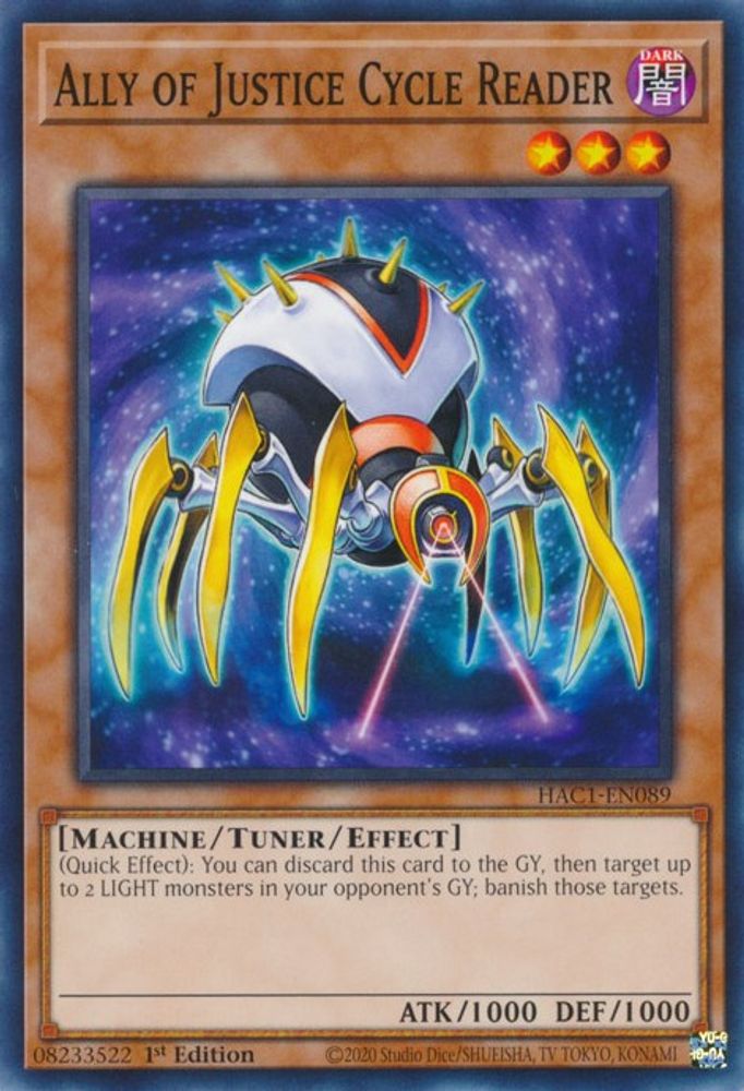Ally of Justice Cycle Reader (HAC1-EN089) - Common