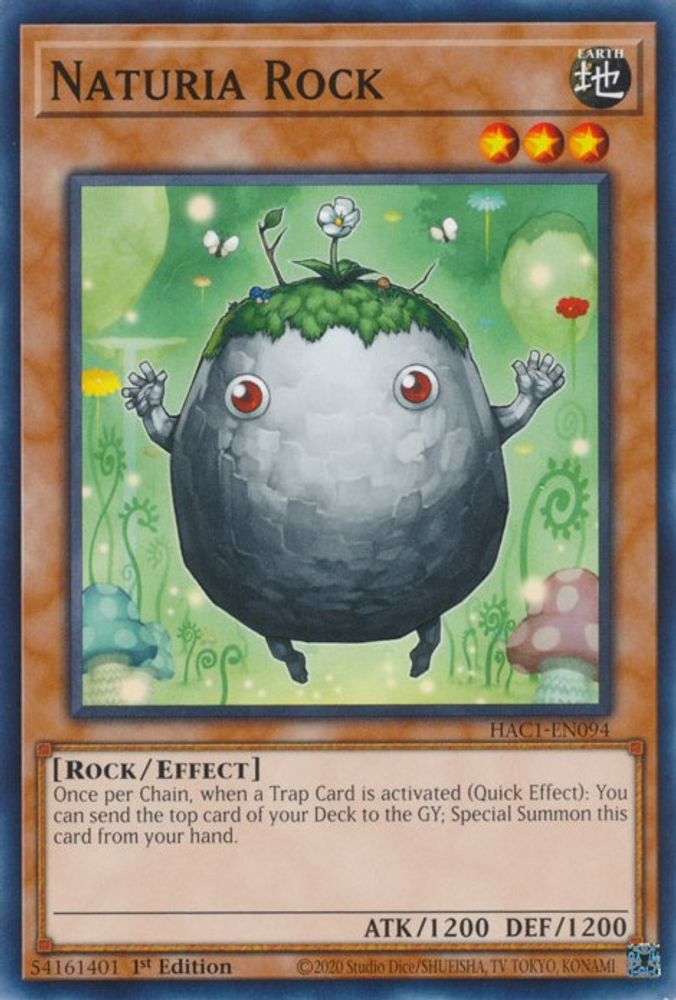 Naturia Rock (HAC1-EN094) - Common