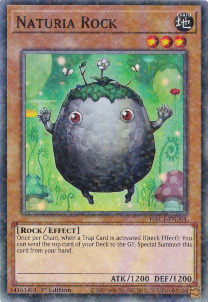 Naturia Rock (Duel Terminal) (HAC1-EN094) - Duel Terminal Technology Common