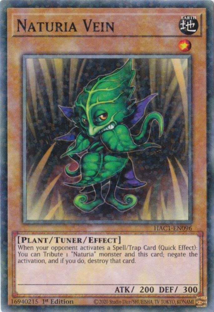 Naturia Vein (Duel Terminal) (HAC1-EN096) - Duel Terminal Technology Common