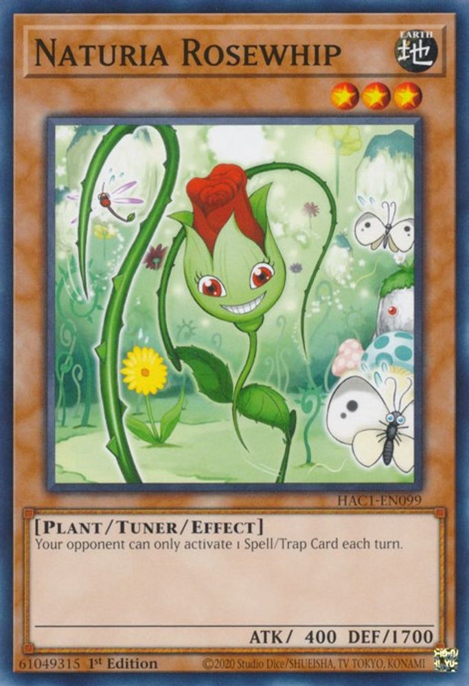 Naturia Rosewhip (HAC1-EN099) - Common