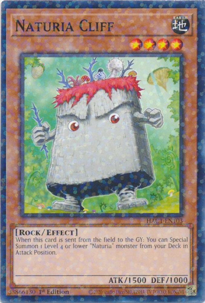Naturia Cliff (Duel Terminal) [HAC1-EN103] Parallèle Rare 