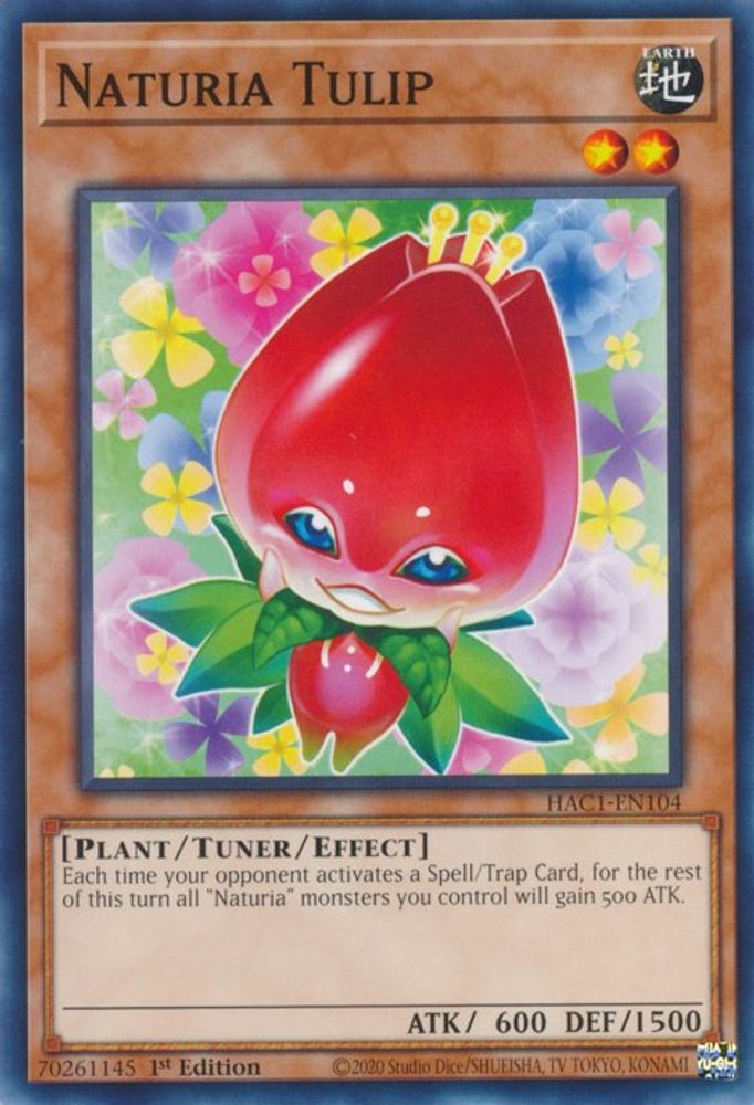 Naturia Tulip (HAC1-EN104) - Common