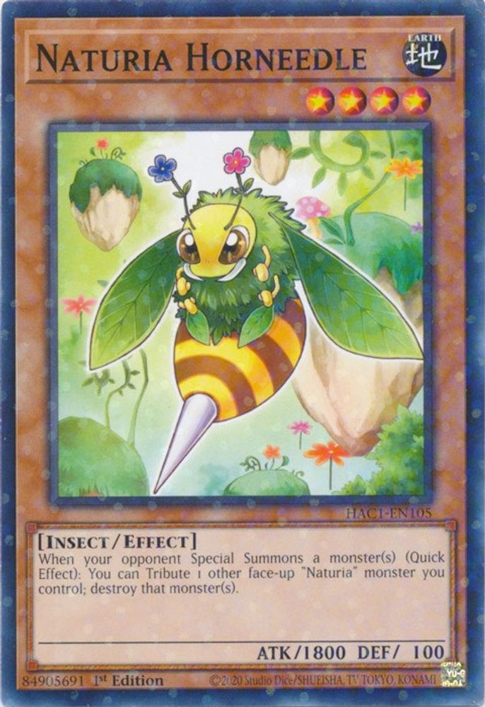 Naturia Horneedle (Duel Terminal) (HAC1-EN105) - Duel Terminal Technology Common