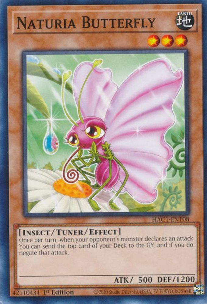 Naturia Butterfly (HAC1-EN108) - Common