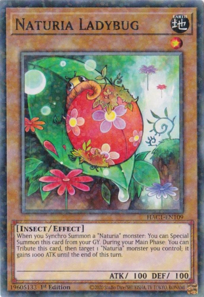 Naturia Ladybug (Duel Terminal) (HAC1-EN109) - Duel Terminal Technology Common