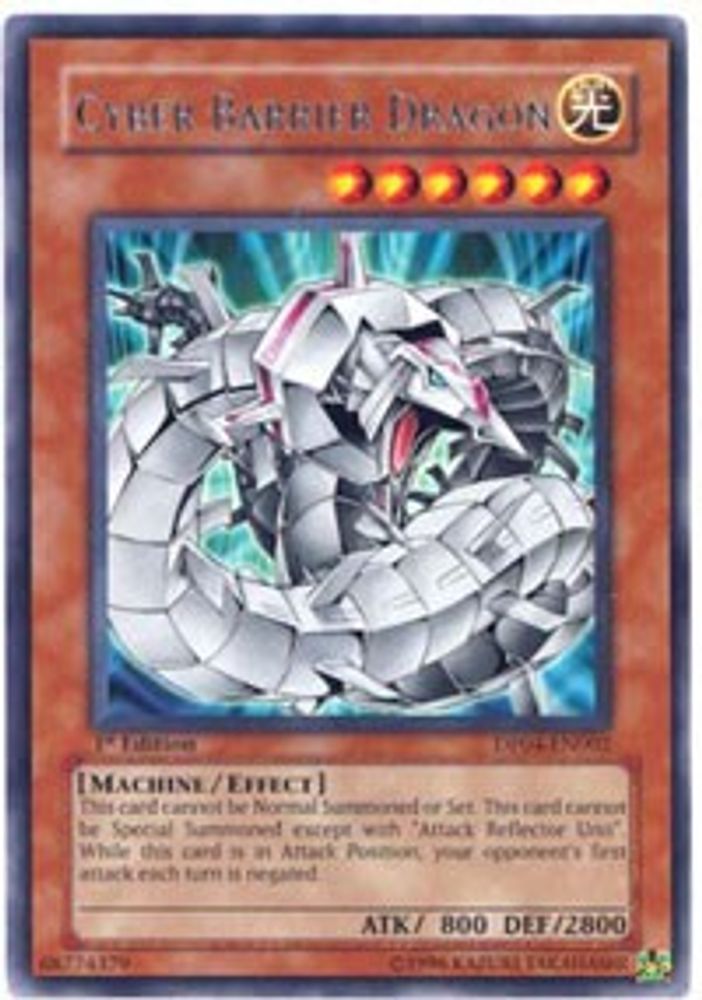 Cyber Barrier Dragon (DP04-EN002) - Rare