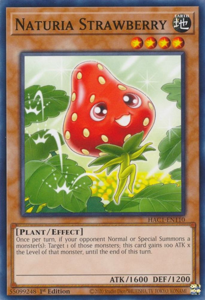 Naturia Strawberry (HAC1-EN110) - Common