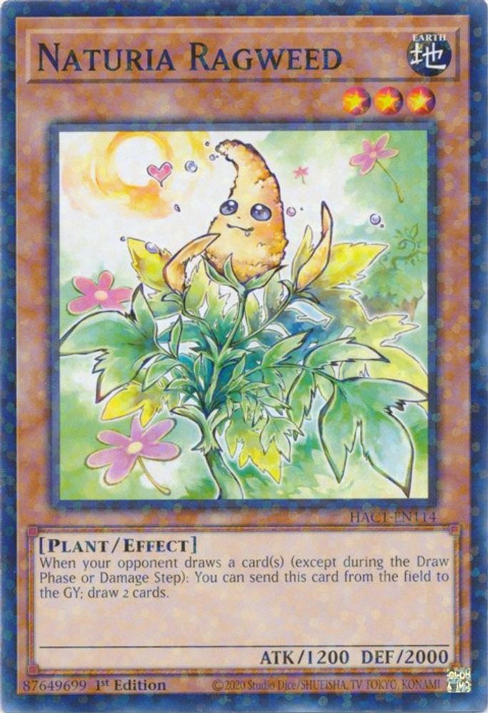 Naturia Ragweed (Duel Terminal) (HAC1-EN114) - Duel Terminal Technology Common