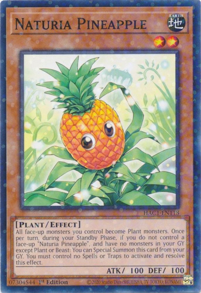Naturia Pineapple (Duel Terminal) (HAC1-EN118) - Duel Terminal Technology Common