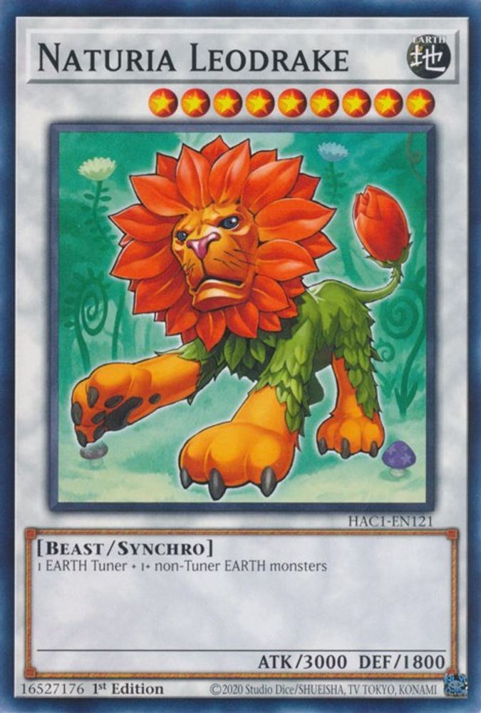 Naturia Leodrake (HAC1-EN121) - Common