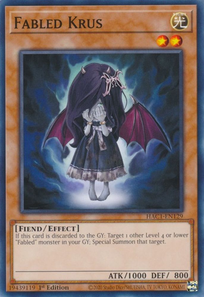 Fabled Krus (HAC1-EN129) - Common
