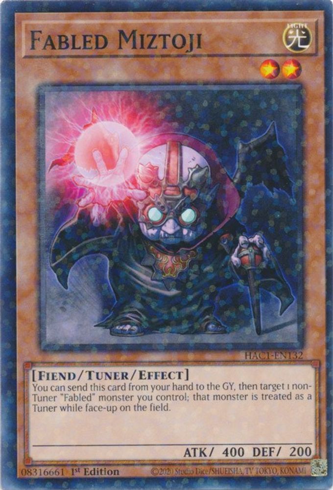 Fabled Miztoji (Duel Terminal) (HAC1-EN132) - Duel Terminal Technology Common