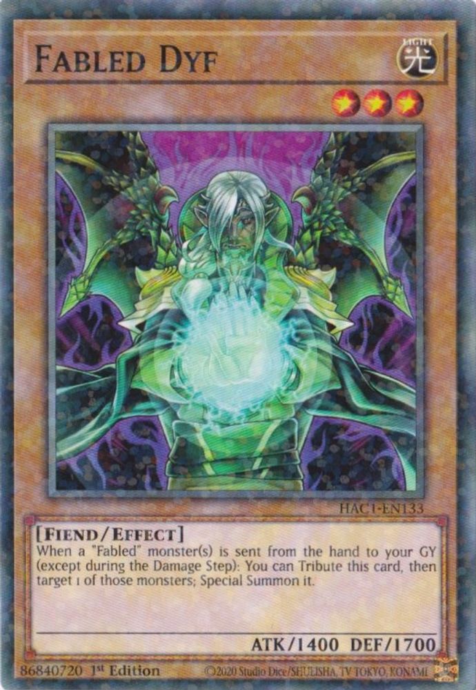Fabled Dyf (Duel Terminal) (HAC1-EN133) - Duel Terminal Technology Common