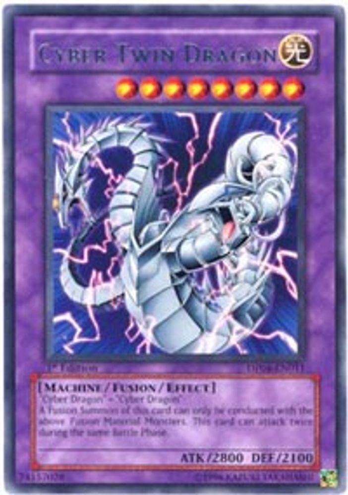 Cyber Twin Dragon (DP04-EN011) - Rare