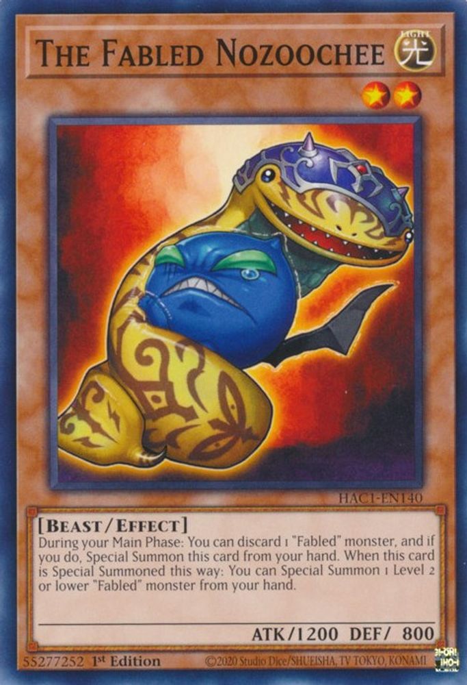 The Fabled Nozoochee (HAC1-EN140) - Common