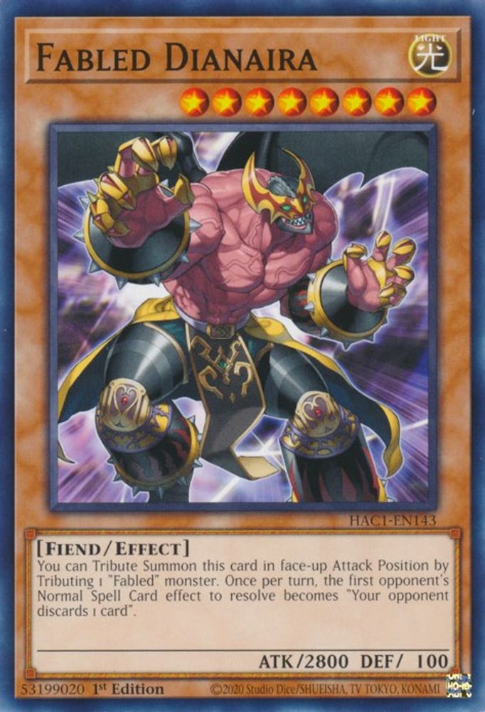 Fabled Dianaira (HAC1-EN143) - Common
