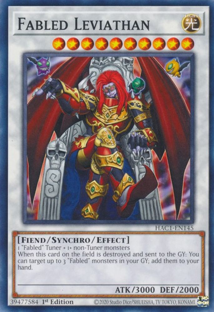 Fabled Leviathan (HAC1-EN145) - Common