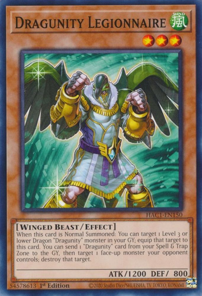 Dragunity Legionnaire (HAC1-EN150) - Common