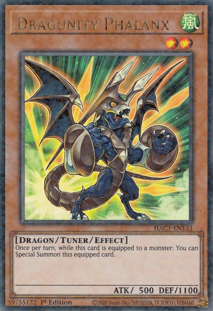 Dragunity Phalanx (Duel Terminal) (HAC1-EN153) - Duel Terminal Technology Ultra Rare