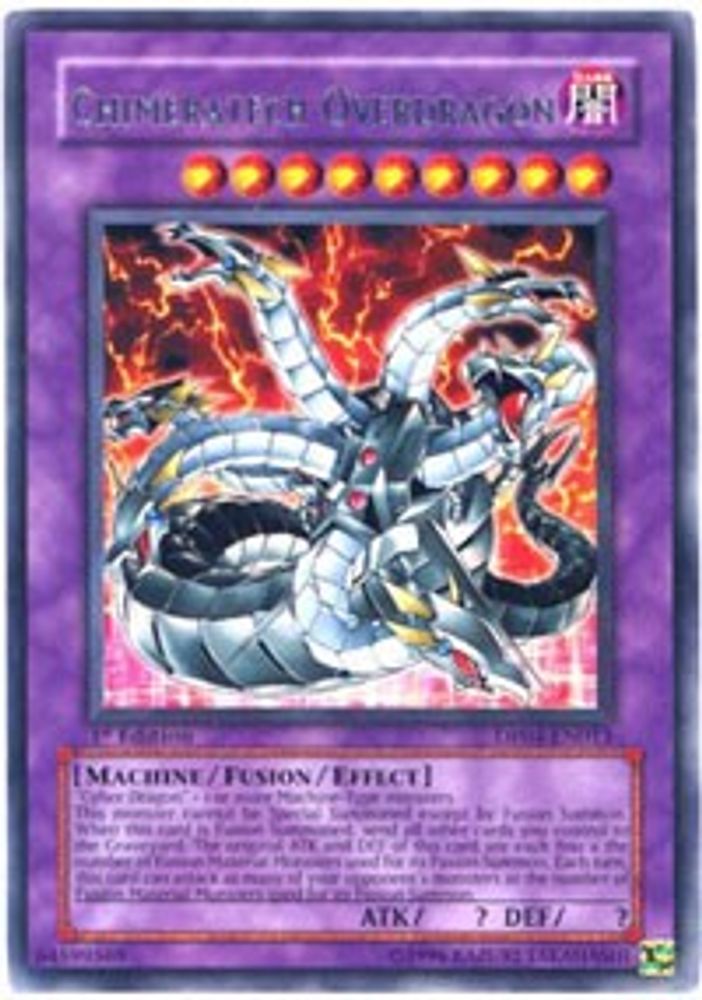 Chimeratech Overdragon [DP04-EN013] Rare 
