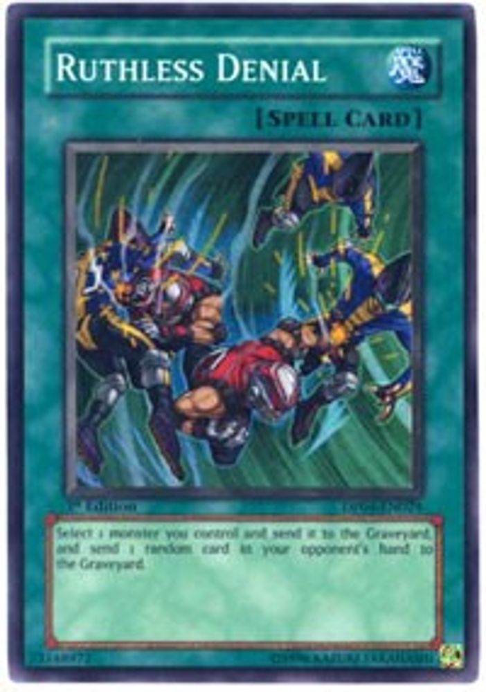 Déni impitoyable [DP04-EN024] Super Rare 