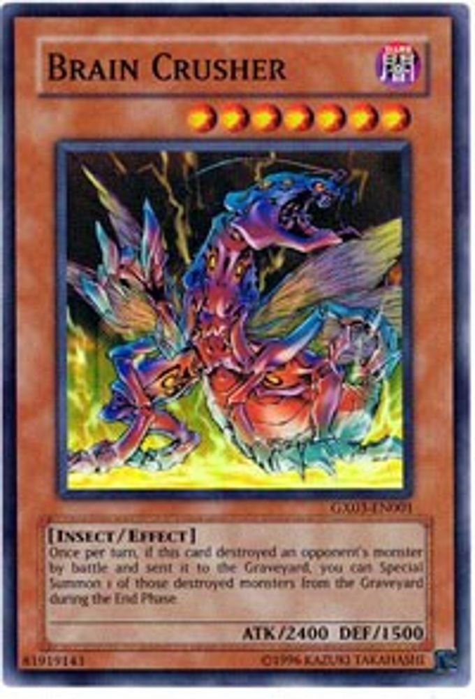 Brain Crusher (GX03-EN001) - Super Rare