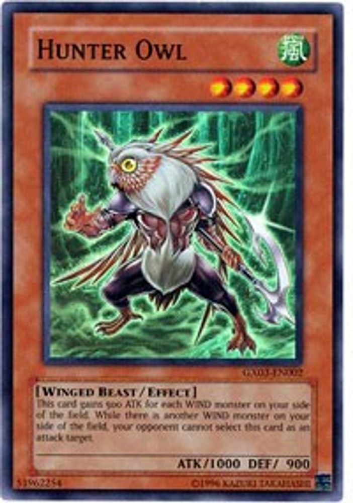 Hunter Owl (GX03-EN002) - Super Rare