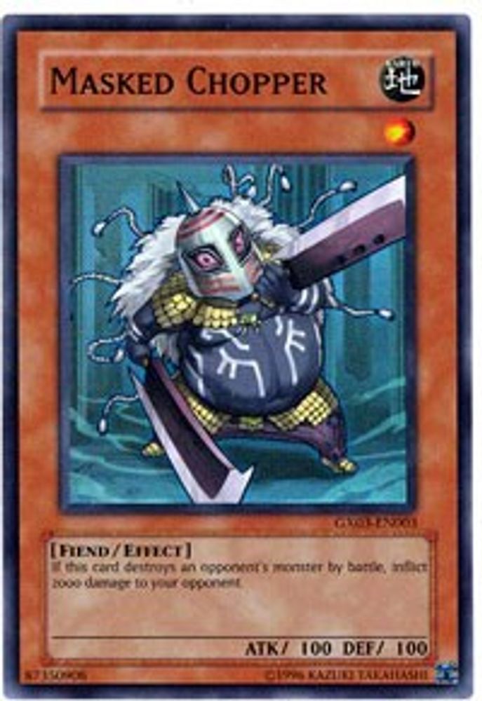 Masked Chopper (GX03-EN003) - Super Rare